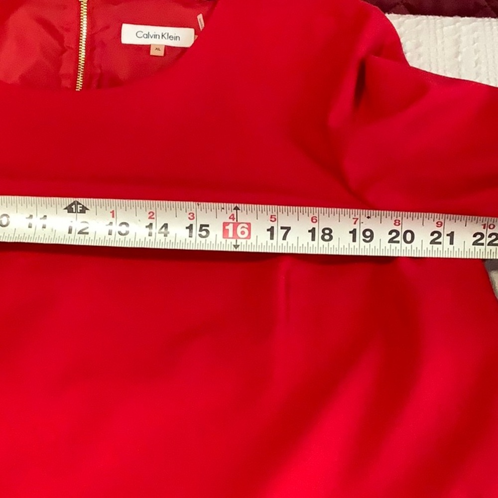 Calvin Klein Red Tunic Top - Picture 5 of 8